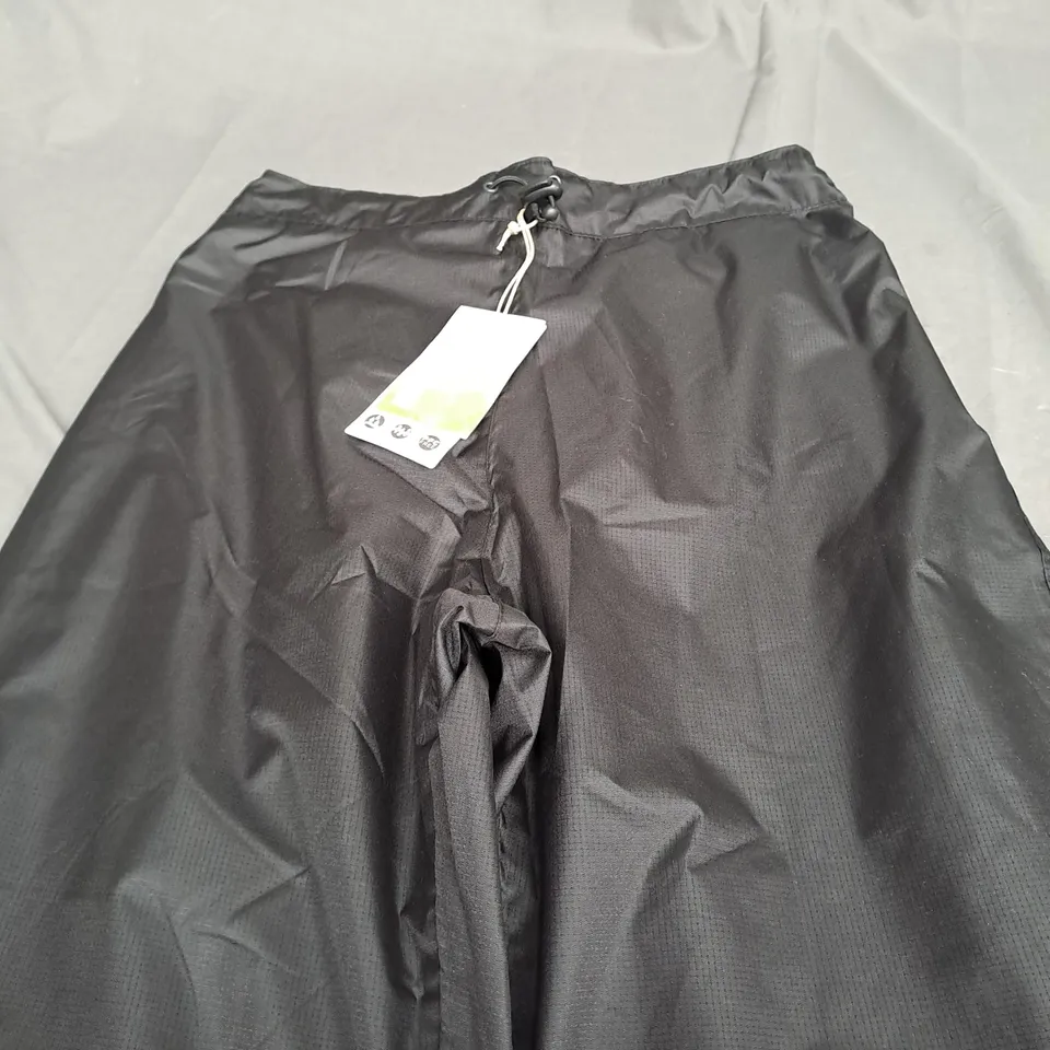 MOUNTAIN WAREHOUSE SPRAY WOMENS OVERTROUSERS IN BLACK - UK 10