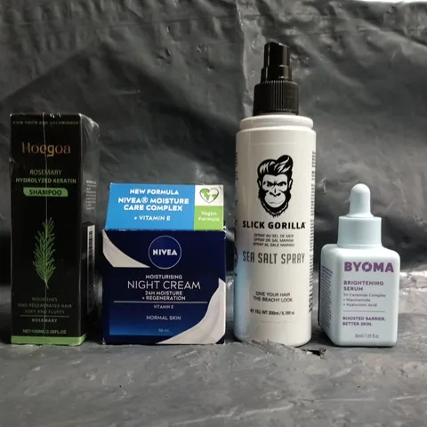 APPROXIMATELY 20 ASSORTED COSMETIC ITEMS TO INCLUDE SLICK GORILLA, BYOMA, NIVEA, ETC - COLLECTION ONLY