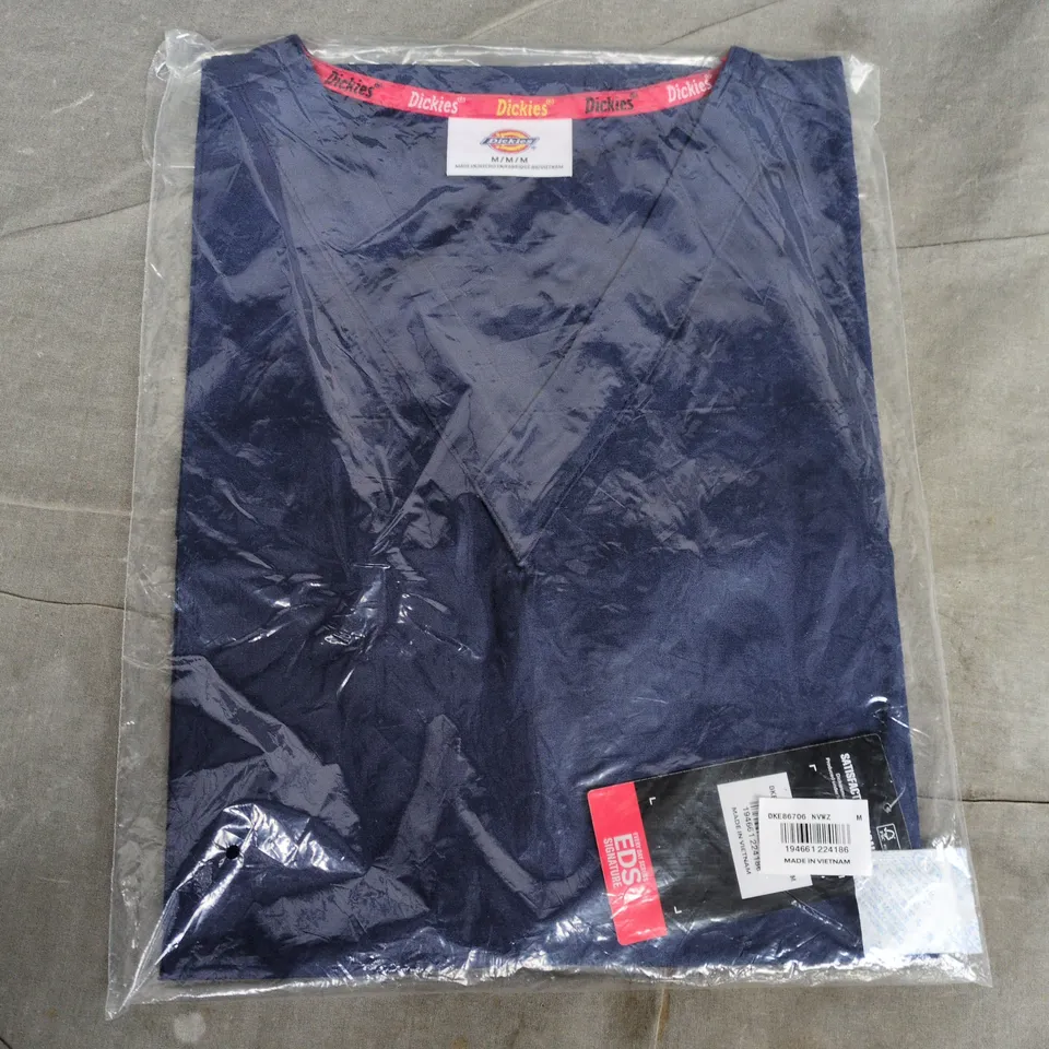 BAGGED DICKIES NAVY SCRUB TEE - MEDIUM
