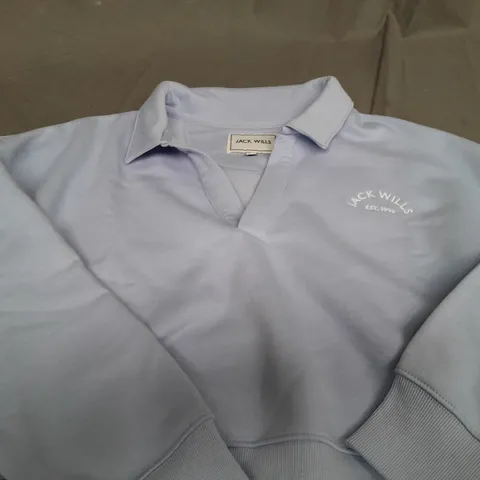 JACK WILLS LIGHT BLUE V NECK - UK 12