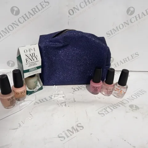 OPI 6 PIECE NAIL ENVY COLLECTION AND BAG