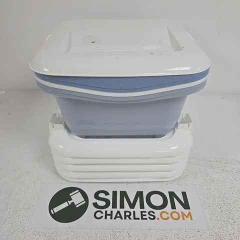 PLASTIC WHEELED 5 DRAWER STORAGE UNIT