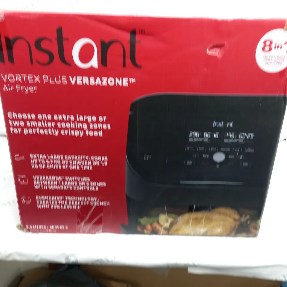 BOXED INSTANT VORTEX PLUS VERSAZONE AIR FRYER 