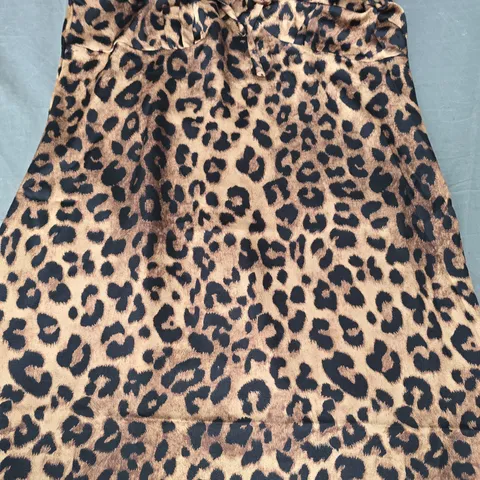 BRAVE SOUL LEOPARD PRINT DRESS SIZE LARGE