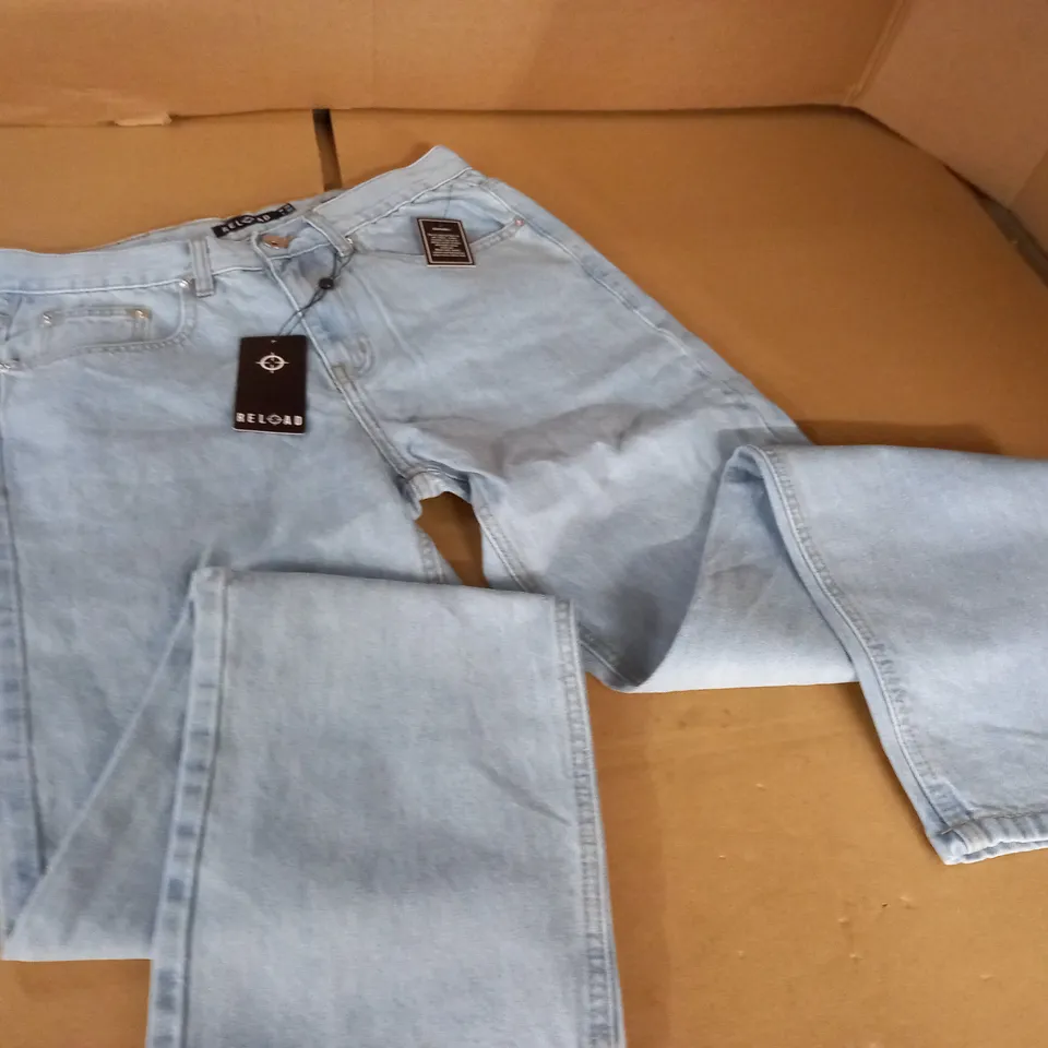 RELOAD MENS STRAIGHT LEG JEANS - W32 L32