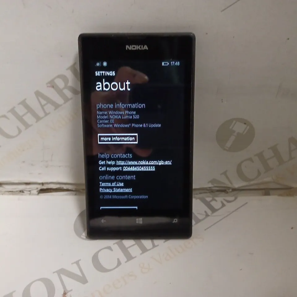 NOKIA LUMIA 520 MOBILE PHONE