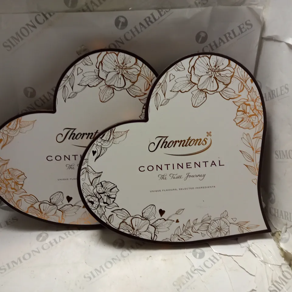 LOT OF 2 THORNTONS CONTINENTAL CHOCOLATE TRAYS