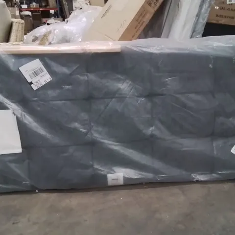 GREY FABRIC UPHOLSTERED HEADBOARD