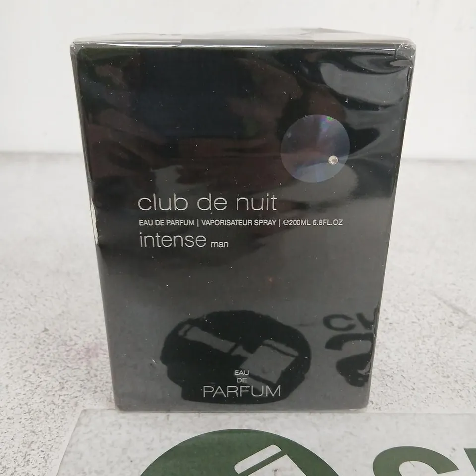 BOXED AND SEALED CLUB DE NUIT EAU DE PARFUM INTENSE MAN 200ML