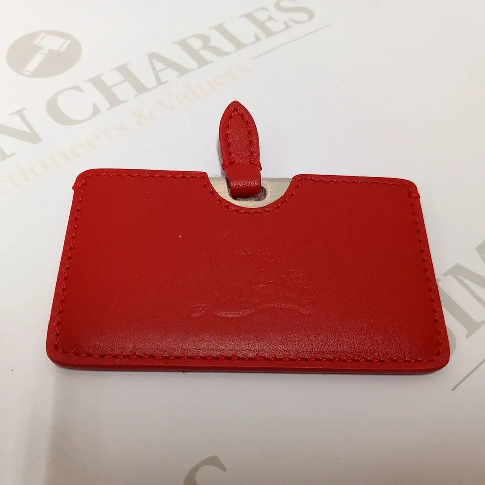 CHRISTIAN LOUBOUTIN ROUGISSIME PONY FUCSIA CLUTCH BAG