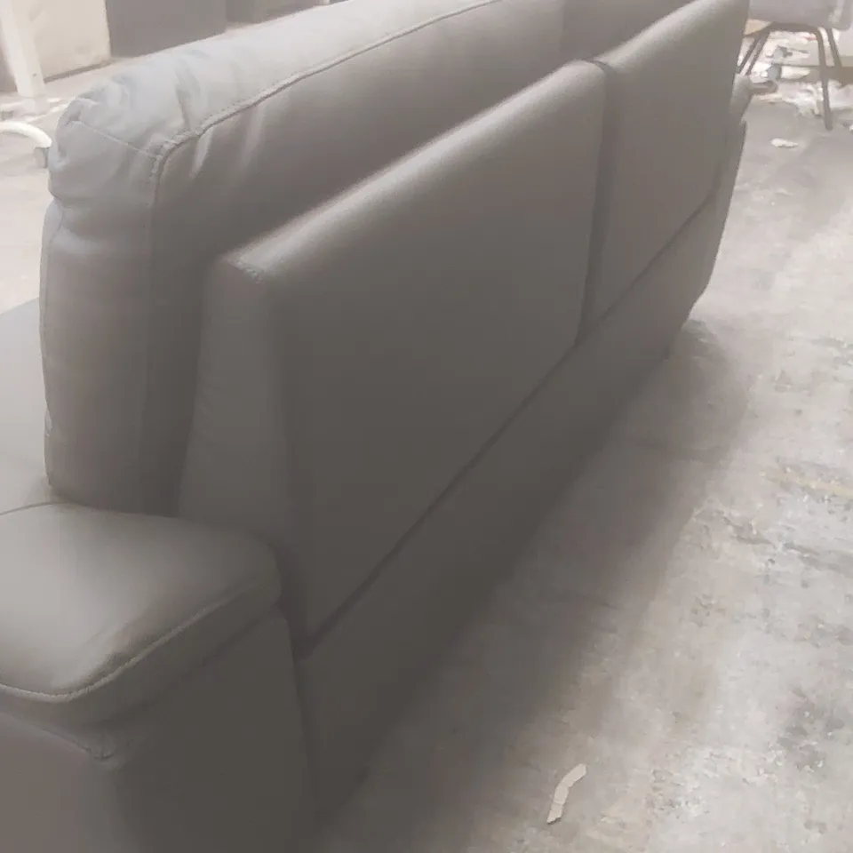 DESIGNER PAVILLION LEATHER 3 SEATER POWER RECLINER SOFA