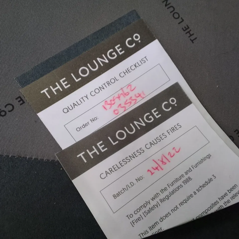 QUALITY DESIGNER THE LOUNGE CO. ISOBEL SOFA SECTIONS - CITY HALL FABRIC