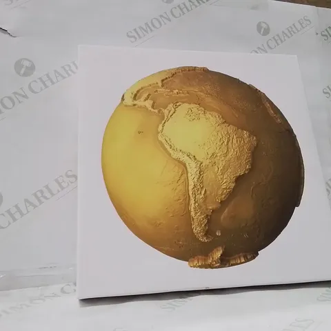 GOLDEN GLOBE CANVAS ART PRINT