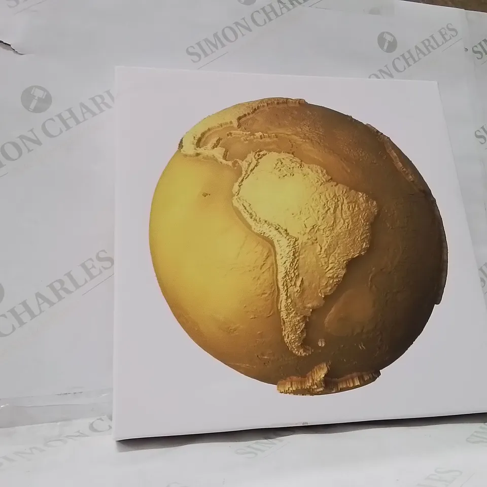 GOLDEN GLOBE CANVAS ART PRINT