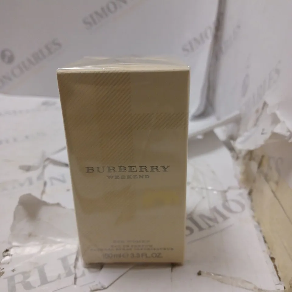 BOXED AND SEALED BURBERRY WEEKEND EAU DE PARFUM FOR WOMEN 100ML