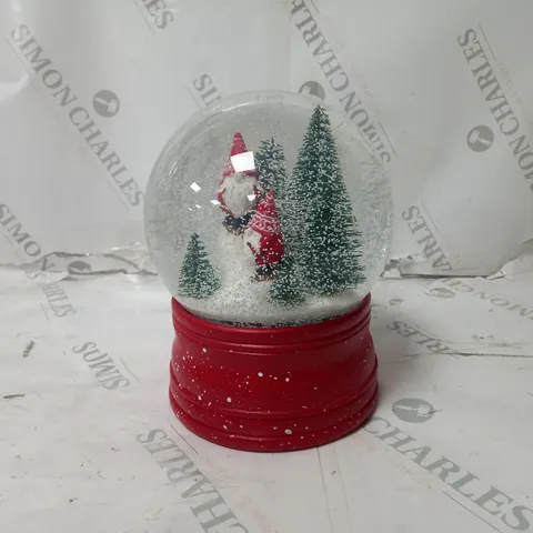 BOXED SANTA EXPRESS CHRISTMAS CHARACTER MUSICAL WATER SPINNER - GONK