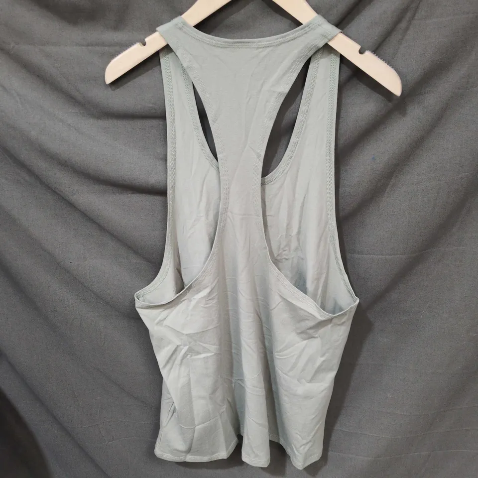 GYMSHARK TANK TOP – MEN'S, SIZE M, LIGHT GREY