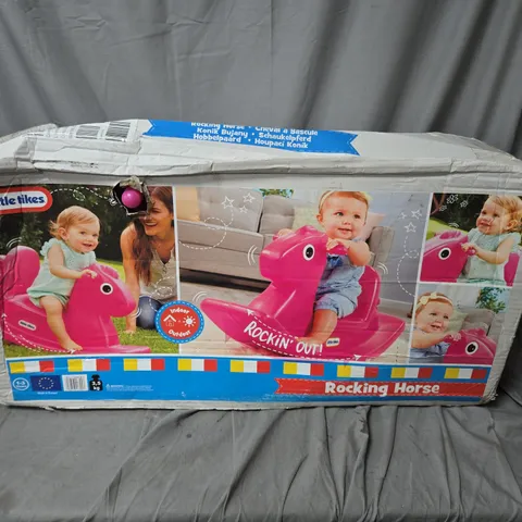 BOXED LITTLE TIKES ROCKING HORSE - PINK - COLLECTION ONLY