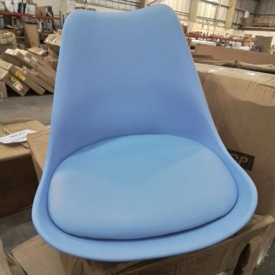 BOXED SET OF 2 BLUE CHAIRS