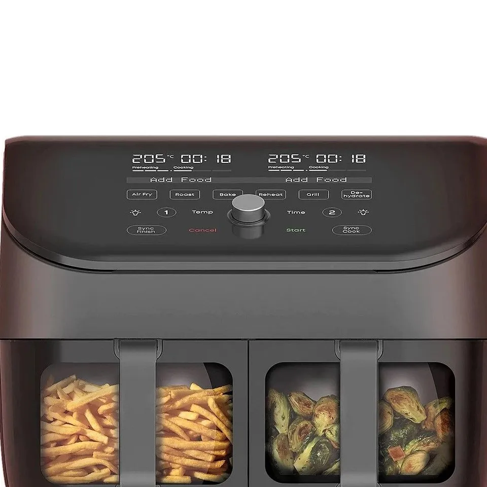 VORTEX PLUS DUAL AIR FRYER WITH CLEARCOO