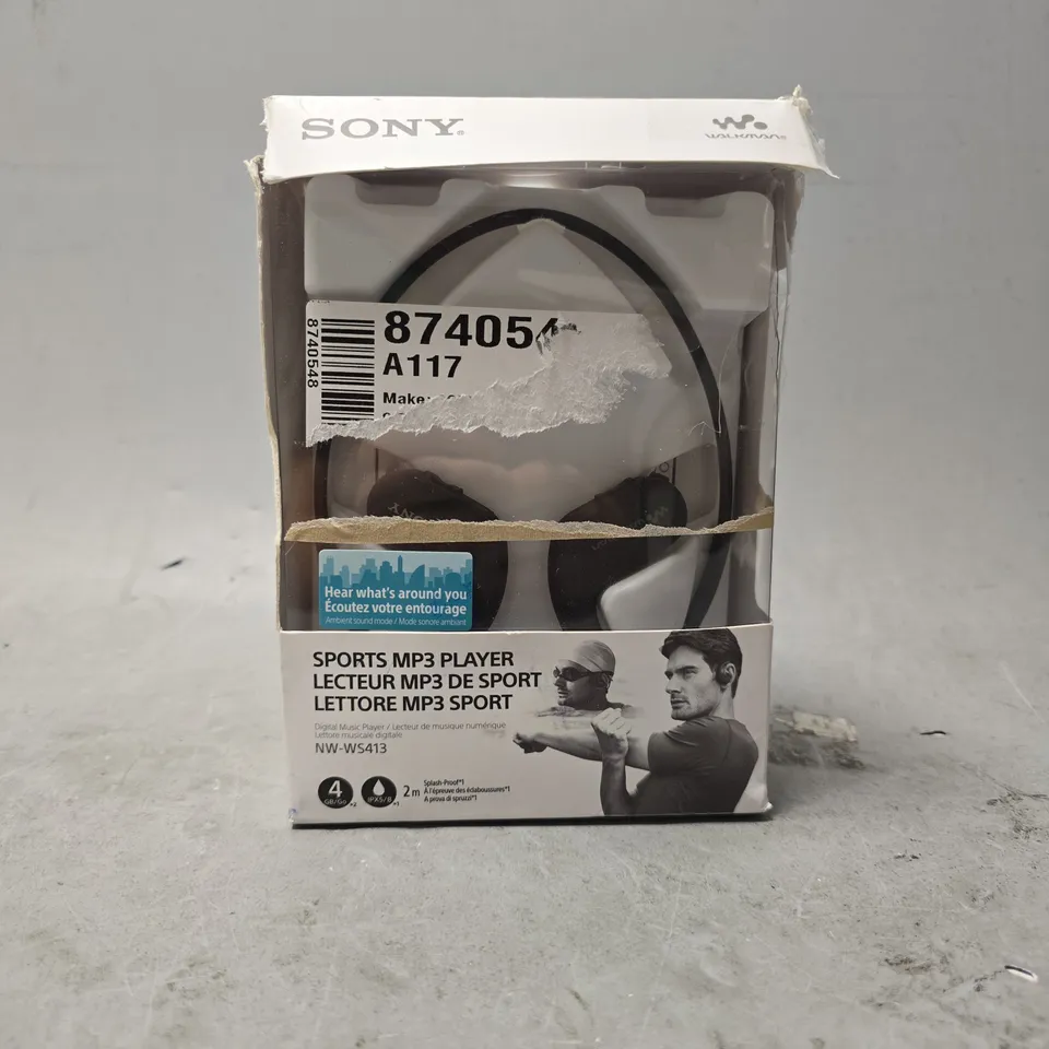 SONY SPORTS MP3 PLAYER NW-WS413