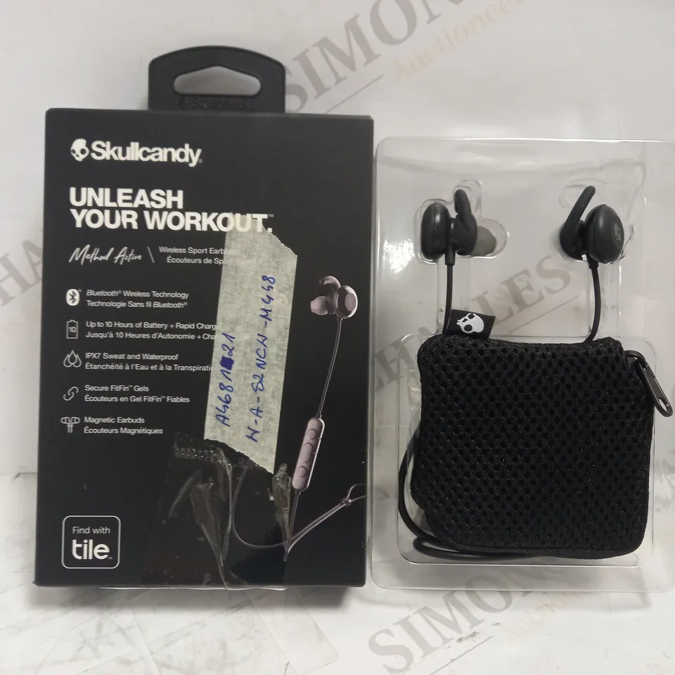 SKULLCANDY METHOD ACTIVE WIRELESS SPORT EARBUDS 
