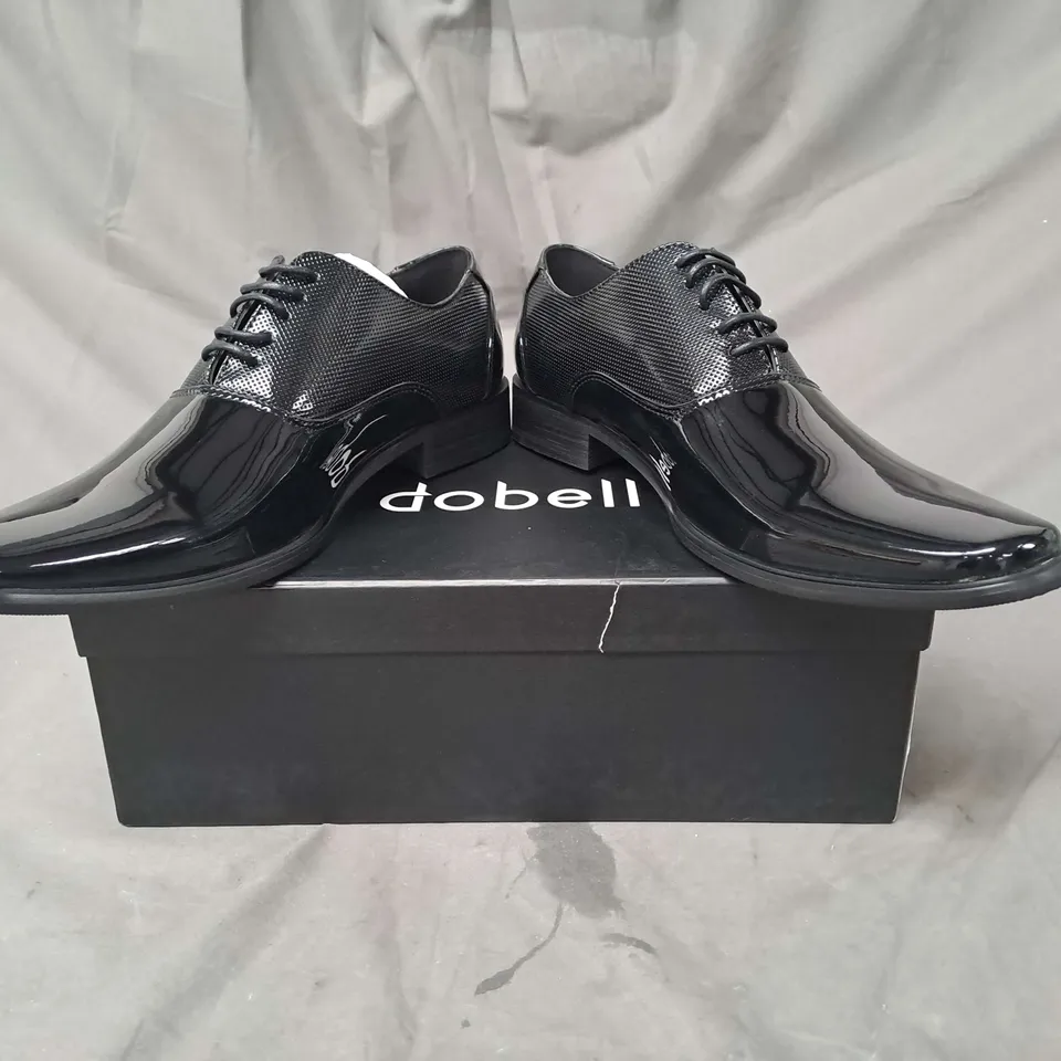 DOBELL CONTEMPORARY OXFORD DRESS SHOES IN BLACK SIZE 7