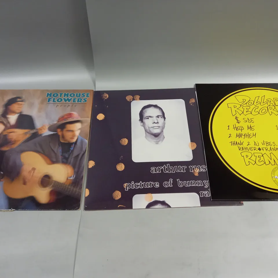 APPROXIMATELY 10 ASSORTED VINYL RECORDS TO INCLUDE BATMAN, KINGFISH INGRAM, AND NAZARETH ETC. 