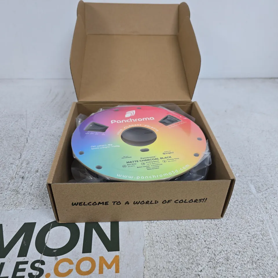 POLYMAKER PANCHROMA 3D PRINTING FILAMENT CHARCOAL BLACK