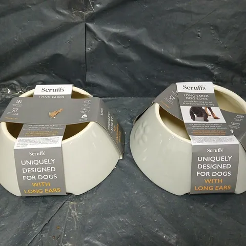 SCRUFFS LONG EARRED DOG BOWLS 