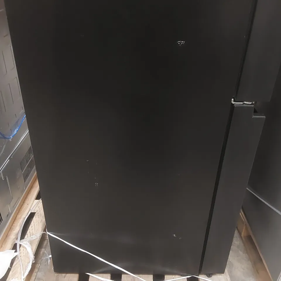 HISENSE PUREFLAT FOUR DOOR FRIDGE FREEZER WITH ICE & WATER NON-PLUMBED RQ760N4SBFE - BLACK STEEL