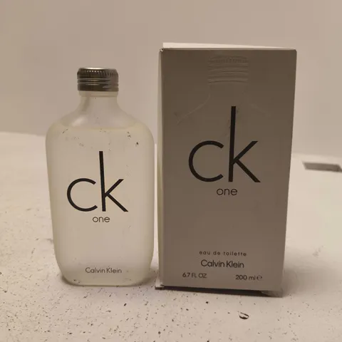 BOXED CALVIN KLEIN ONE EAU DE TOILETTE 200ML