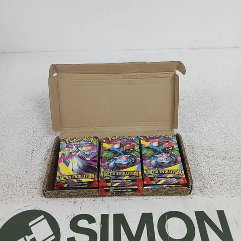 POKÉMON TRADING CARD GAME MEGA EVOLUTION BOOSTER PACKS – SET OF 18