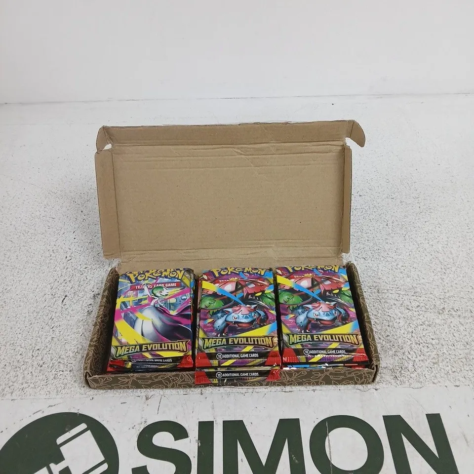 POKÉMON TRADING CARD GAME MEGA EVOLUTION BOOSTER PACKS – SET OF 18
