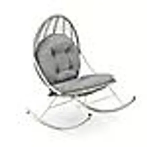 GARDEN STORIES WOVEN PADDED ROCKER CHAIR