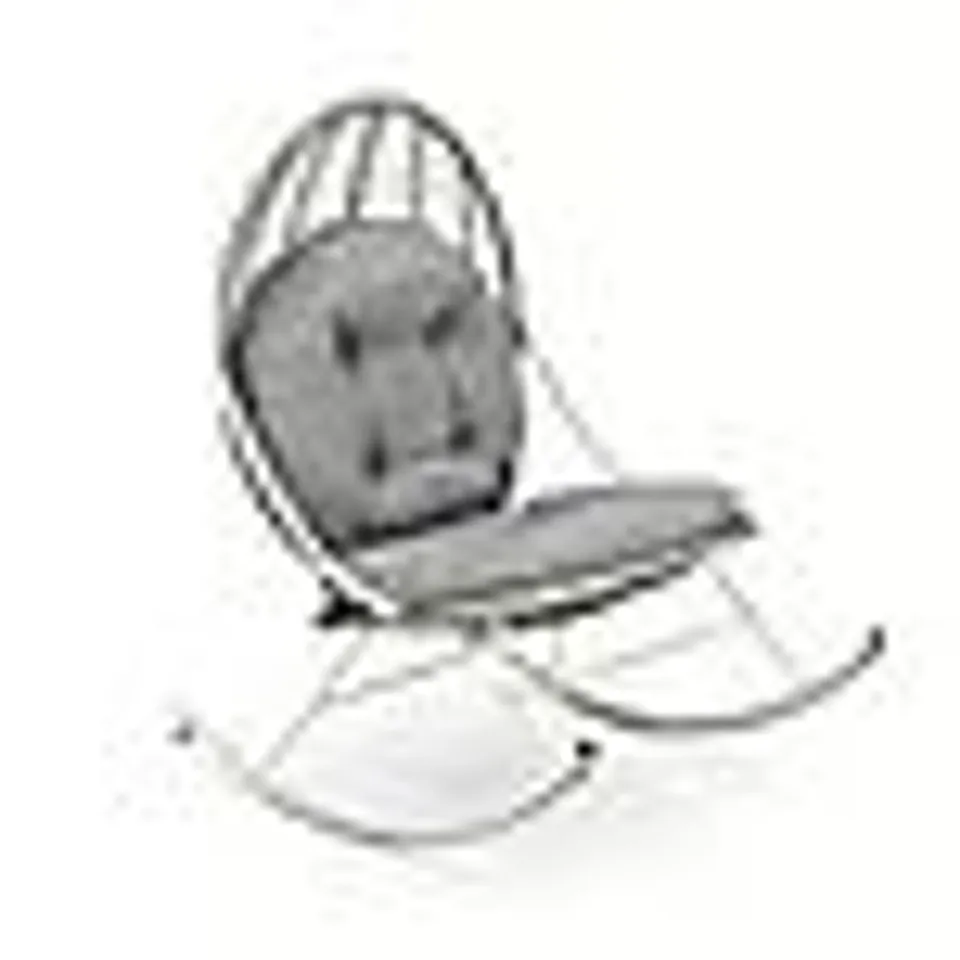 GARDEN STORIES WOVEN PADDED ROCKER CHAIR