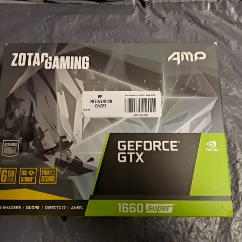 ZOTAC GAMING GEFORCE GTX 1660 SUPER AMP 6GB GDDR5 GRAPHICS CARD