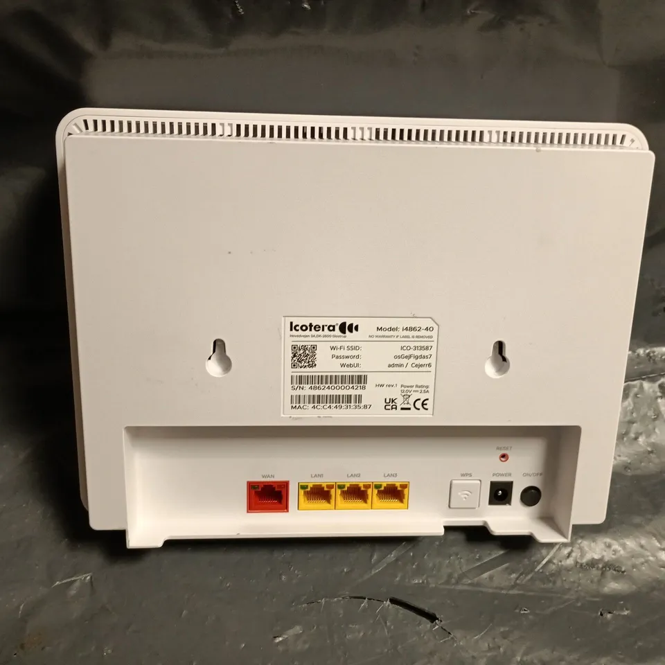 ICETERA WI‑FI ROUTER 14862-40 – WHITE