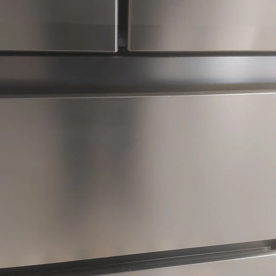 HISENSE PUREFLAT SLIM RF632N4WIE FRIDGE FREEZER - STAINLESS STEEL