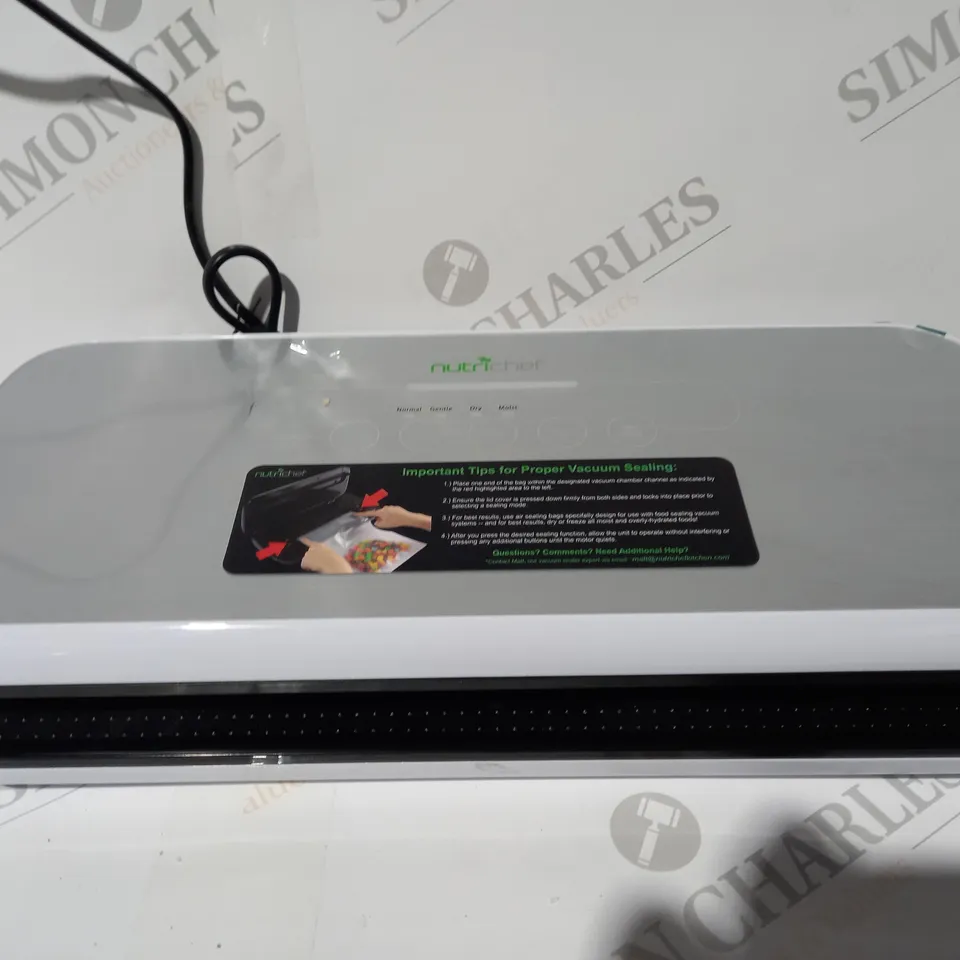 BOXED NUTRICHEF AUTOMATIC FOOD VACUUM SEALER 