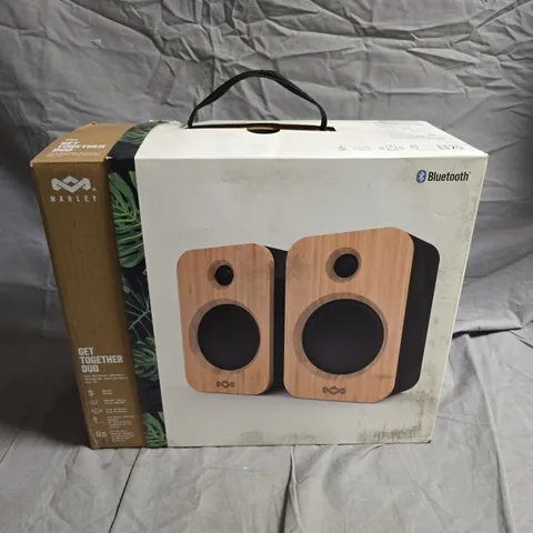 MARLEY GET TOGETHER DUO WIRELESS BLUETOOTH SPEAKERS – PAIR