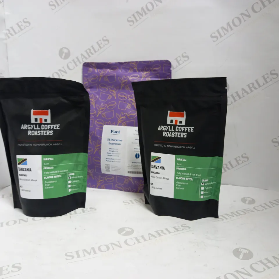 LOT OF APPROXIMATELY 4KG COFFEE BEANS