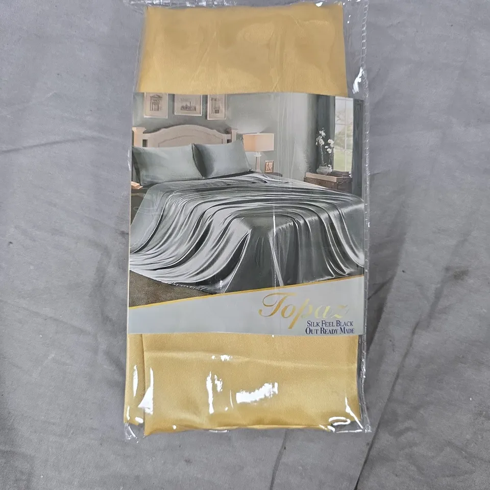 APPROXIMATELY 80 ASSORTED GOLD COLOUR PILLOW CASE PAIRS - COLLECTION ONLY