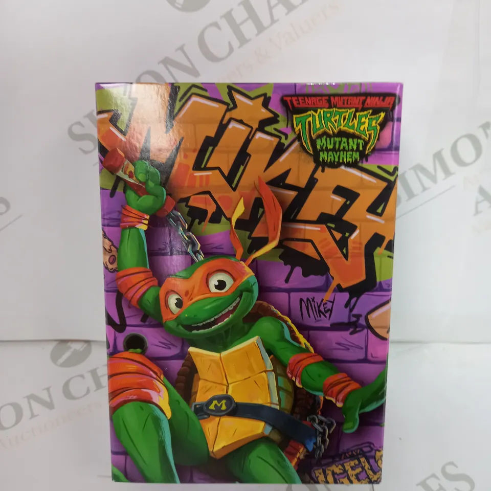 SEALED TEENAGE MUTANT NINJA TURTLES MUTANT MAYHEM COLLECTOR CON MICHELANGELO EXCLUSIVE ACTION FIGURE