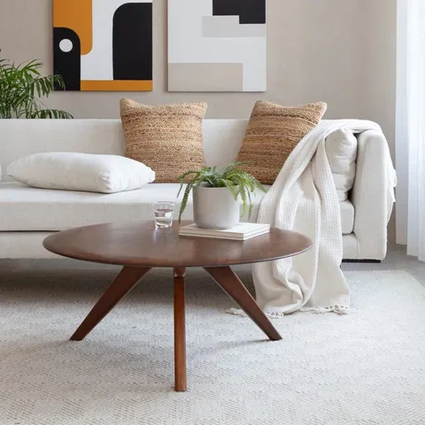 BOXED NICOSIA SOLID WOOD COFFEE TABLE