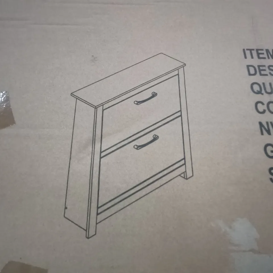 BOXED LIMESTONE SHOE CABINET - 1PC/CARTON