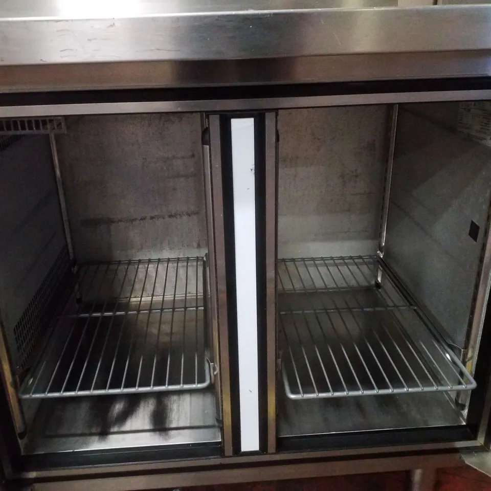 FOSTER DC1/2M UNDER-COUNTER REFRIGERATOR – STAINLESS STEEL, 2-DOOR