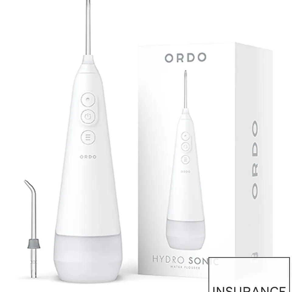 ORDO HYDRO SONIC+ WATER FLOSSER - WHITE/SILVER RRP £59.99