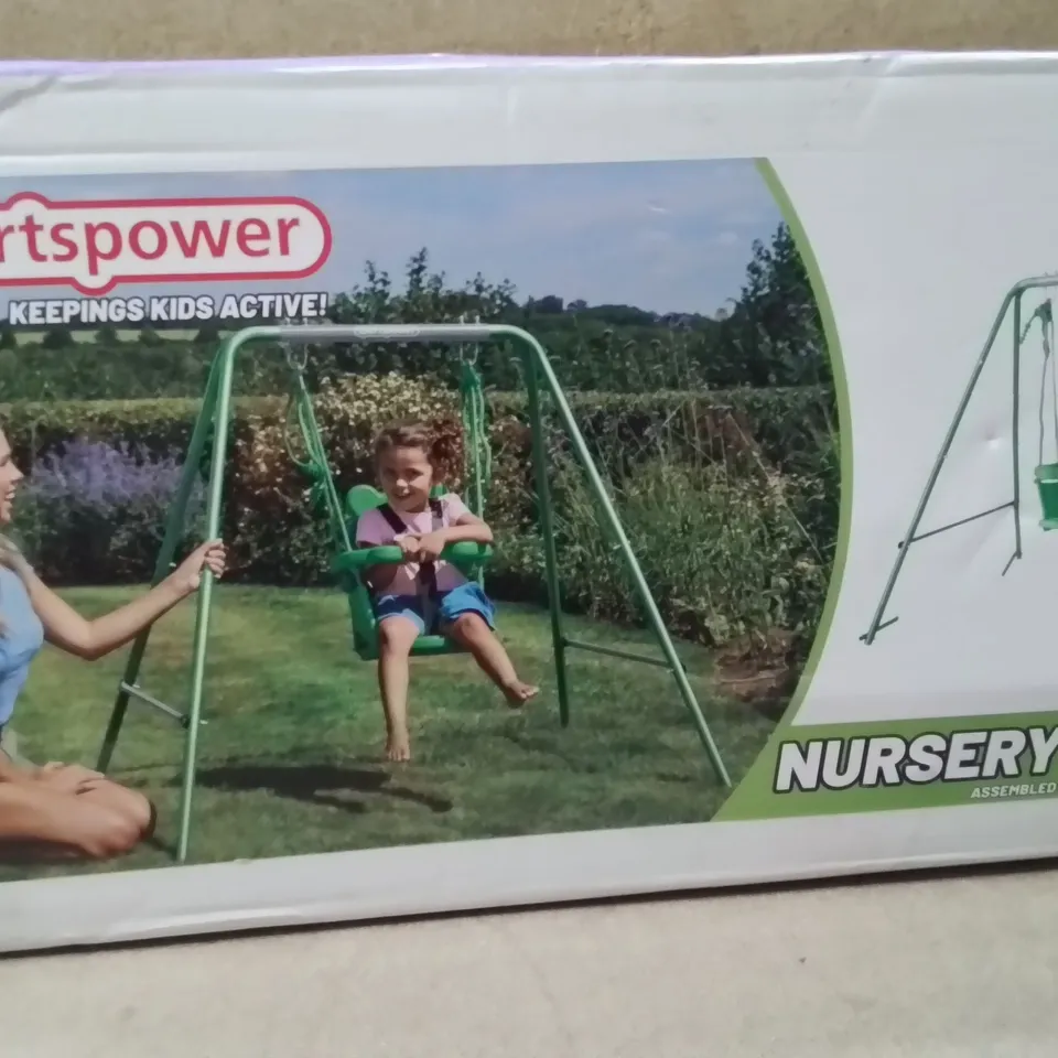 BOXED SPORTSPOWER NURSERY SWING