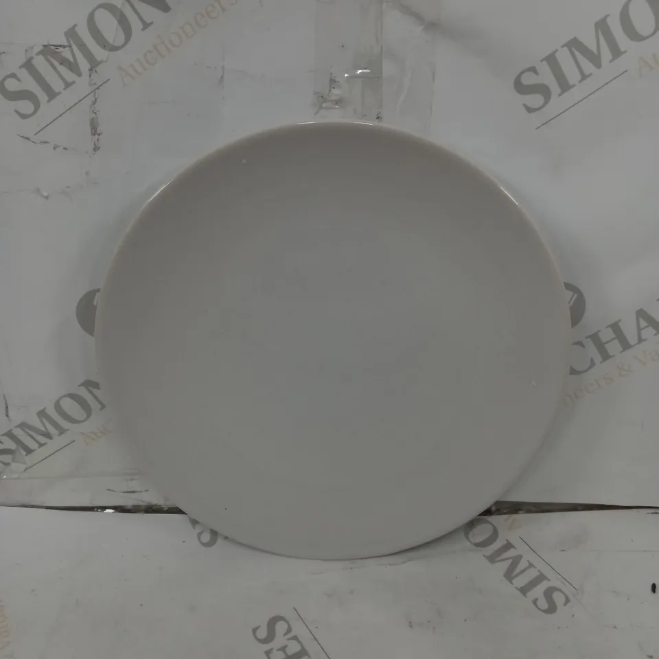 BRAND NEW BOXED CESIRO 18 PIECE PORCELAIN DINNERWARE SET IN MATT WHITE TO INCLUDE LARGE PLATES, SMALL PLATES AND BOWLS - COLLECTION ONLY